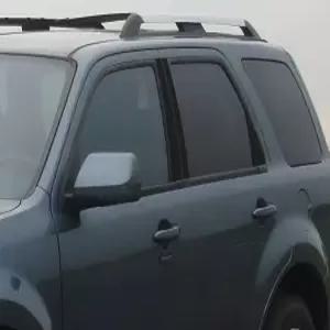 2008-2011 머큐리 마리너와 호환되는 매트 블랙의 비닐 필러 포스트 프리 컷 윈도우 트림 키트 - 접착 백