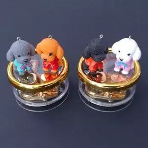 BS 고급 원형 오르골(강아지 2마리)-5곡 중 선택