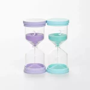 파스텔 3분 양치 습관 모래시계 샌드 타이머 양치습관시계