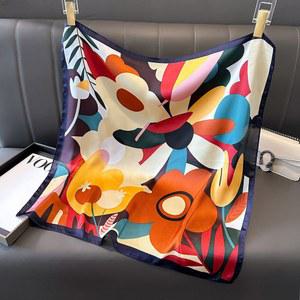 패션 실크 HAIRBANDS 머리 스카프 밴드 새로운 두건 FOULARD 우아한 여성