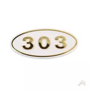 303호 우편함 번호판 화이트 호수 아파트호실판 입체 호실표찰