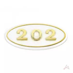 202호 번호판 입체 화이트 우편함 호수 아파트호실판 호실표찰