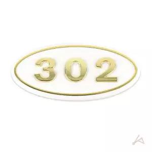 화이트 번호판 아파트호실판 호수 302호 우편함 입체 호실표찰