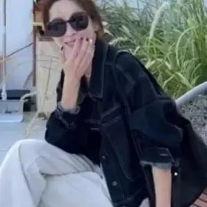 봄가을 간절기 여성 오버핏 루즈핏 워싱 청자켓 데일리 캐주얼 빈티지 레트로