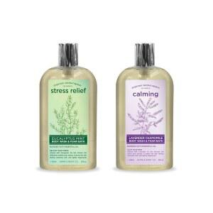 데일리 아로마테라피 홈 카모마일 컴퍼니 28온스 유칼립투스 라벤더 2개 팩 민트와 바디 듀오 워시