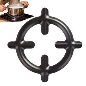 금속 스토브 격자 미끄럼 방지 버너 내구성이 뛰어난 디자인의 내열 커피 포트 홀더 조리기구 지지 견고한 구조의 홉스 키친 캠핑 홈용 버터 워머