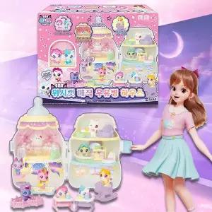 위시캣 매직카드 매직 베이비 우유병 하우스 고양이 집 캐릭터 시즌2 장난감