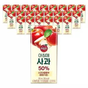 해태 과일촌 아침에사과 195ml 24입