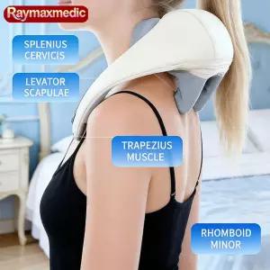 레이맥스 26W 목 어깨 마사지기 브러시리스 모터 바디 주무름 마사지 숄 경추 등