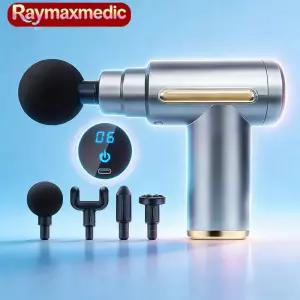 레이맥스 근육 마사지건 휴대용 바디 마사저 딥 핸드헬드 타격식 마사지기 등 목 다리용