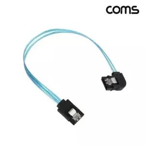 SATA3 하드 HDD 꺾임 좌향 케이블 6Gbps 클립 25cm IH866