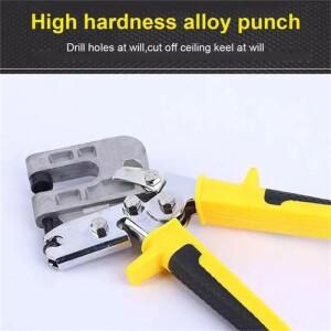 금속 스터드 크림퍼 고탄소강 천장 펀칭 플라이어 석고보드 도구 고정용 양손 키일