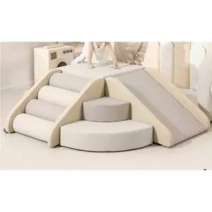 슬라이드 소프트 미끄럼틀 감각 실내 유치원 쿠션