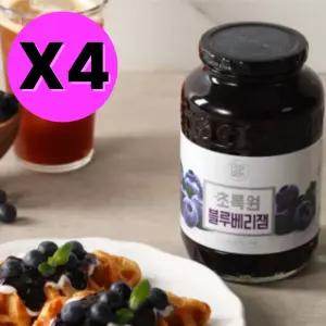 초록원 블루베리잼 소용량 320g X 4개 와플 라떼 소스