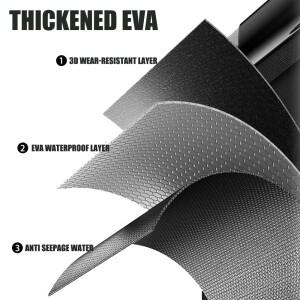 Samolla 접이식 낚시 라이브 버킷 두꺼운 Eva 방수 내마모성 45cm 야외 낚시꾼을위한 휴대용 물고기 가방