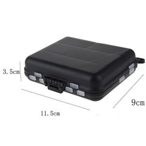 방수 낚시 도구 상자, 기어 보관, 잉어 액세서리 11.5x9x3.5cm 크기