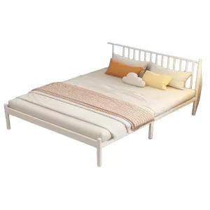 퀸사이즈 철제 침대프레임 강화 매트리스 심플 받침대