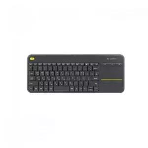 로지텍 무선 터치 키보드 K400 플러스 미니 패드