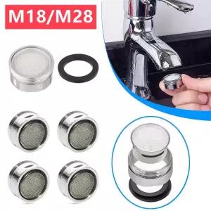 수도꼭지 에어레이터 물 절약 노즐 M18/M20/M22/M24/M28 나사 교체형 어댑터 욕실 부품