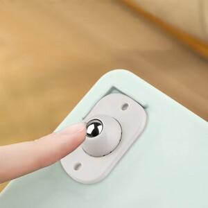 가구용 4개/세트 자가 접착식 롤러, 범용 풀리 회전 바퀴, 박스, 스케이트, 캐비닛용 캐스터 휠