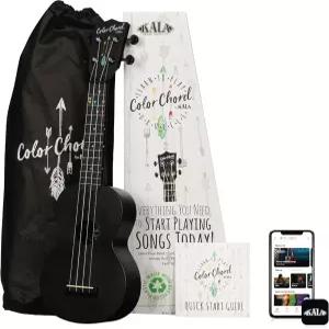 칼라(칼라-R-LTP-CC-S) 컬러 코드 리사이클 우쿨렐레 연주 배우기 - 소프라노 초보 스타터 키트