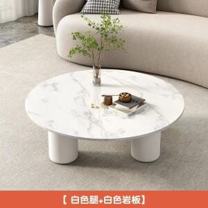 라운드 거실 커피 테이블 현대 럭셔리 유리 투명 디자인 침실 센터 홈 가구