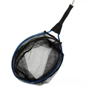 파리 낚시 그물 송어 카약 민물 랜딩 고무 그물망 소형