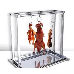 오리구이 거치대 거위 고기 바베큐 로스팅 업소 닭