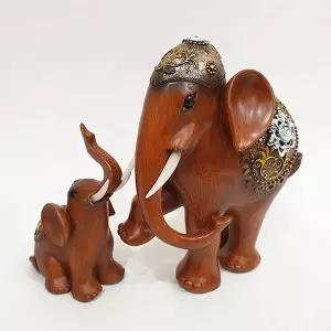 마블 브로치 코끼리 인테리어 거실 테이블 장식 소품