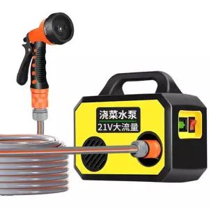 휴대용 펌프 양수기 세차 무선 충전식 에어펌프 고압