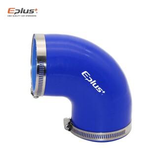 EPLUS 실리콘 호스 90도 커넥터 리듀서 파이프 어댑터 블루 블랙 그린 고온 저항 범용 실리카겔