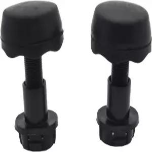 BETRONG CV6Z-16758-A 2PCS 후드 스톱 쿠션 블랙 고무 범퍼 포커스 이스케이프 엣지 C-Max 라디에이터