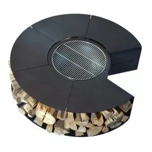 카페 장작 난방 대형 펠릿 감성 주택 화로 숯불 난로