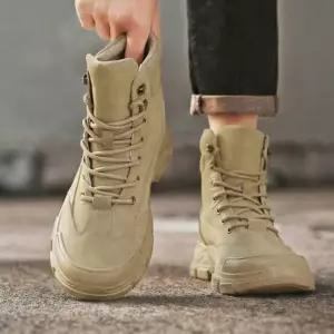 남성 컴뱃부츠 사막화 하이탑 운동화 신발