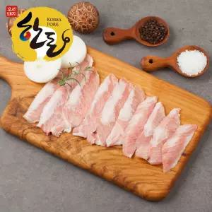 한돈 무항생제 항정살 구이용 돼지고기 (냉장) 500g