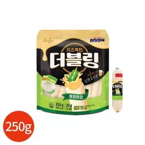 올인원마켓 진주햄 천하장사 치즈폭탄 더블링 청양마요 250g