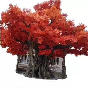 대형 조화 나무 소품 가지 가짜 조화나무 단풍나무