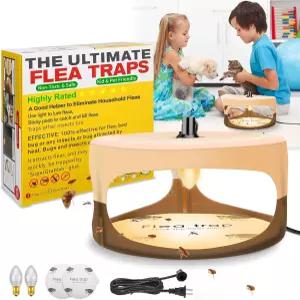 집 안을 위한 벼룩 덫 가벼운 리필과 끈적끈적한 패드가 있는 새 침대 벌레 실내를 전자 파리 모기 폭탄