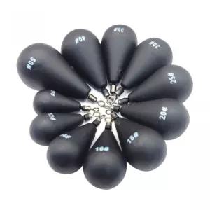 무광 블랙 싱커 봉돌 쭈꾸미 갑오징어 문어 낚시용 추 mnW6+5KPD