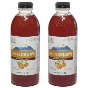 [NS홈쇼핑]4년 숙성 지리산 하동 황매실원액 1000ml 2병세트[35017521]