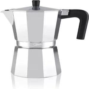 솔라치아 3컵 스토브탑 에스프레소 메이커 이탈리안 모카 포트 쿠바 커피 그레카 베이직 5온스/150ml