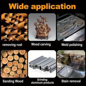 3/6/8개입 탄소강 1/4인치 육각 샹크 드릴 브러시 어태치먼트  호환 비트용 호환 스틸 와이어 녹 제거