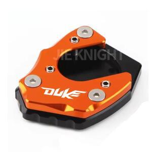 듀크125 듀크200 듀크390 듀크 2017-2024 킥스탠드 풋 사이드 확장 패드 서포트 플레이트 확대형