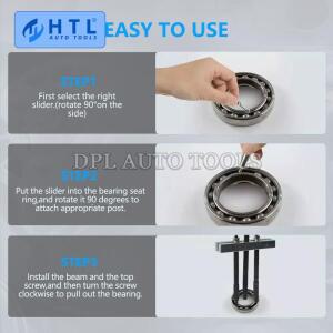 13Pcs 소형 인서트 베어링 레이스 풀러 리무버 도구 키트 임베디드  자동차 차량용 호환 수리