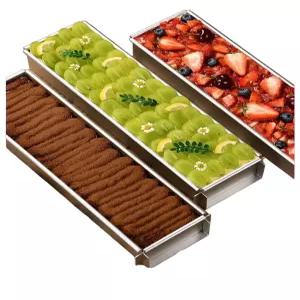 베이킹 파운드케이크 탈착식 알루미늄 사각 몰드 티라미수틀