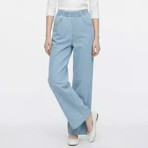 KARRA 워싱올밴딩와이드데님팬츠_A6S0345