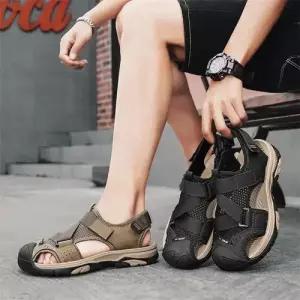 캐주얼 남성 샌들 빅사이즈 통기성여름용 메쉬 스포츠 풀오버 비치 DUCHI2