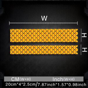 용 호환 비늘 스티커 - 방수 바이크 오토바이 도로 산악 자전거에 호환 내구성이 뛰어난