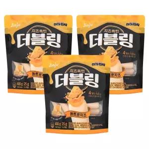 더블링 천하장사 콰트로치즈 소시지 400g 3개