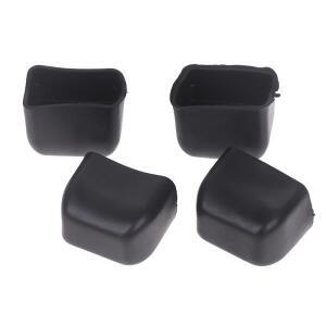 4개 블랙 크로스바 엔드 캡 자동차 차량용 호환 지붕 천장 카고 바 캡용